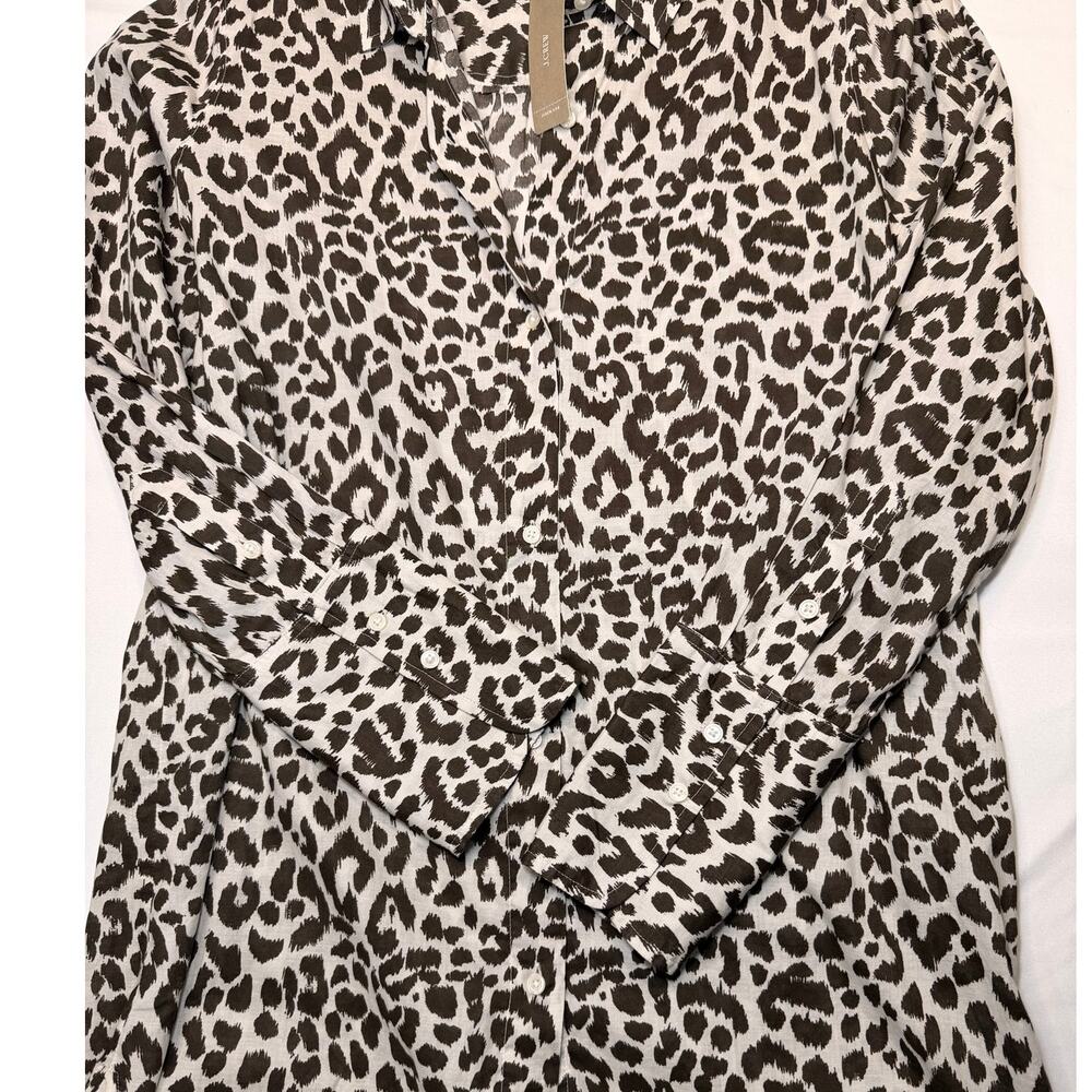 J.Crew Leopard Print Swim Cover-Up Dress Size Small Sheer NWT - Picture 5 of 12